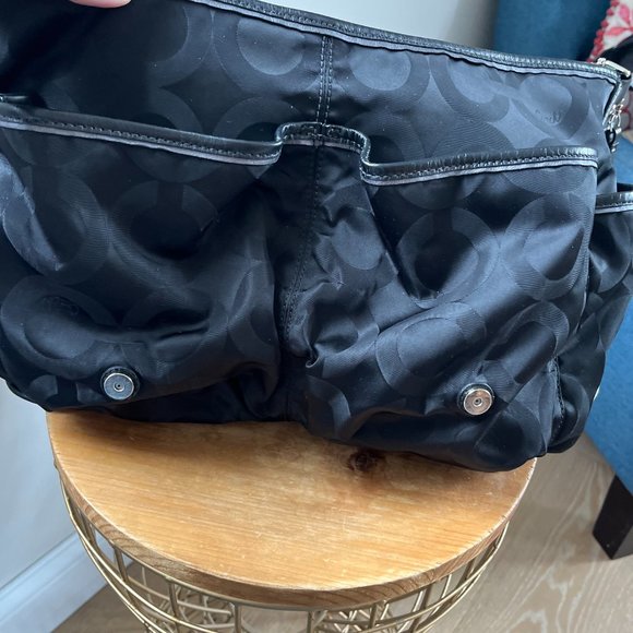 Coach Diaper Bag Nylon Signature Messenger Baby - Picture 10 of 13